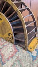 Rare Antique Early Country Wood General Store Bag Holder Orig Mustard Paint 16 
