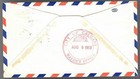 Canada Anniversary Flight Cover -aamc A6948  1st Flight Over Rockies  1919 Blue