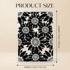 5x7 Inch Sunflower 3d Embossing Folder - Embossing Machine Plastic Textured Temp