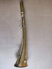 Rare Vintage 12  Brass Bugle - Antique Instrument Collector s Piece