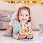 Wooden Tooth Boxes Lost Teeth Box Baby Holder Toddler Milk Saver Storage 16