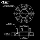 Ksp 5x114 3 Wheel Spacers For Compass Fusion Escape  1   25mm  Hubcentric Spacer