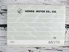 1972 Honda 175 Model Cb175 Owner s Manual Vintage Original Oem