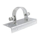Chain Link Fence 2 1 2   2 3 8  Od  X 6  Wood To Steel Post Adapters  set Of 4 