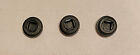 3-pack Rubber Mouse Pointer Trackpoint Black Cap For Dell Laptops W  2 8mm Peg