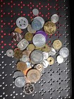 Mixed Junk Drawer Lot Mostly Tokens And Coins Junk Lot Bn25