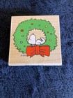 Stampabilities Wooden Rubber Stamp Lot Of 4 Peanuts Snoopy Christmas Variety