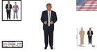 Cardboard Cutout Standee  74 X 26 Inches  Single-sided Print  Easel Back