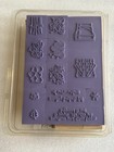 Stampin  Up  Basket Full Of Fun Set Of 13 Rubber Stamps Floral Autumn Holidays