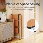 3 Step Ladder Folding Step Stool With Anti-slip Wide Sturdy Pedal Multi-use F   