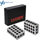 2-4-6 Blocks 23 Holes Matched Pair Machinist 246 Jig Ultra Precision  0002 