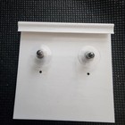 Women Earrings Crystal Accents Silver Tone Fashion Ear Jewelry Dangling 