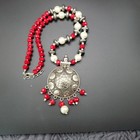 Vintage 1990s Statement Necklace And Earrings 