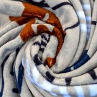 Kitty Paws 50x60in Gray Soft Plush Blanket Cat Meow Cozy Pet Throw Blanket Decor