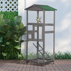 65  Wooden Bird Cage Outdoor Aviary House For Parrot Parakeet With Pull Out Tray