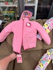 New Hello Kitty Pink  Girl s Puffer Jacket Reversible Fleece Lined Xs  S  M  L
