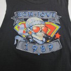 Vintage Bon Jovi Shirt Mens Xl Black 1989 We re Back Kickin Ass Rhinestone Tank