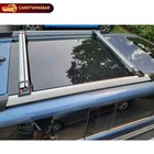 Roof Rack Cross Bars For Ford Flex 2009-2025 Raised Aluminium Black 2pcs