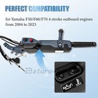 For Yamaha F50 60 70 Tiller Handle   Fitting Kit 6x4-42102-24-00 6x4-42103-5c-00