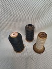 Vintage Intrinsic American Thread Co Large Industrial Wooden Spools Lot Of 3