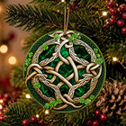 Irish Christmas Ornament 2026 Celtic Knot Shamrock Heritage Gift