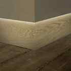Unfinished White Oak Baseboard Moulding 9 16 In X 5-1 4 In X 7 Ft   Solid Hardwo