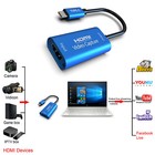 Hdmi To Usb-c Video Capture Card 4k 1080p 60fps Hd Recorder Game Live Streaming