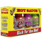 Hot Sauce Kick Yo Ass Hot Travel Pack 4 Bottles Of  75 Oz Gift Set Mb4pk