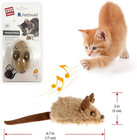 Interactive Cat Toy Mouse  Moving Automatic Cat Toys Mice Electronic With Furry