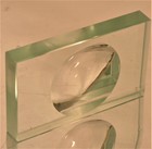 Deep Well Concave 10mm Thick Cavity Depression Dissection Glass Slide Spot Plate