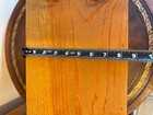 Vtg Handmade Blue Wooden Step Stool  7  High  14  Long Solid Wood