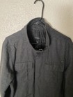 O   neill Parka Chore Zip Jacket Barn Coat Wool Grey Men   s Size L Euc