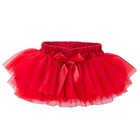 Anbaby Baby Girls Soft Tutu Skirt Toddler Ruffled Pants Diaper 0-3 Months Red