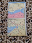 Vintage 1956 Ontario Canada Road Map Toronto Ottawa Windsor