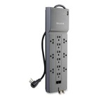Belkin Be11223410 3996 J 12-outlet Surge Protector W  10  Cord - Dark Gray New