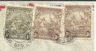 Barbados Sg 255  252b x2  Circulation Branch 4 ju 43 Wwii Censor-h 14 light