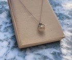 Vintage 14k Cultured Pearl Collar 15    Chain Dainty Minimalist Necklace New