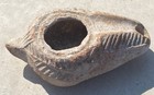 Ancient Byzantine Terracotta Oil Lamp C  5th-7th Century Ad Holy Land Levant