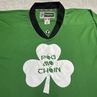 Tronx Ice Hockey Gaelic Jersey Irish Four Leaf Clover  pog Mo Thoin  Mens Medium