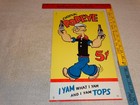 Vintage Drink Popeye The Sailor Man Soda 5 Cents 16  Metal Pop Gasoline Oil Sign