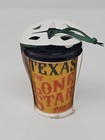 Starbucks Texas Lone Star State Christmas Ornament Mini Tumbler 2017 Collectible