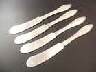 Set Of 4 Vintage Towle Mary Chilton Sterling Silver  925 Butter Knives 6 Inches