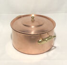 Vintage Rare Hammered Copper Stock Pot L lecellier Villedieu France   28