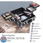 Frenessa Makeup Train Case Makeup Case 11 8 Inch Large Cosmetic Box Organizer