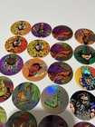 Dark Fantasy Holo Pog Lot Demons  Barbarians  Beast Warriors 19 Pc Set Milk Caps