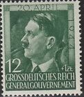 Sale Stamp Germany Poland General Gov t Mi 117-9 Sc Nb33-5 Wwii Hitler 1944 Mnh