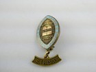 Gold Fill Jewish Womens League United Synagogue Enamel Lapel Pin Past President