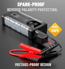 4000a Jump Starter Portable 12v Car Battery Booster Power Bank Pack Charger