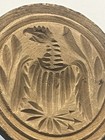 Primitive Hc 19th Century Federal Eagle Wood Butter Stamp Cookie Mold