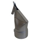 New 5mm Round High Speed Welding Nozzle For 3400w Heating Plastic Welder Gun